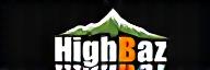 HighBaz Tours light logo for dark background